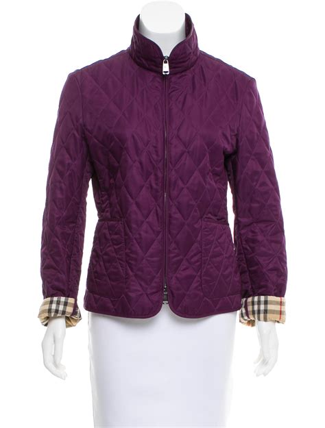 burberry womens puffer jacket|burberry nova check quilted jacket.